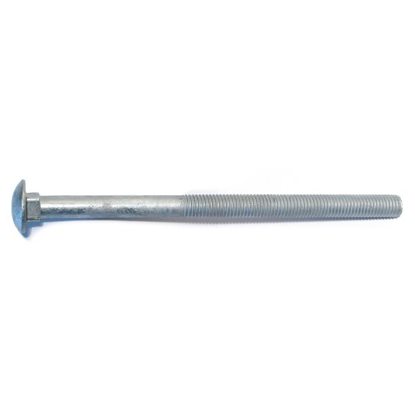 Midwest Fastener 5/8"-11 x 10" Hot Dip Galvanized Grade 2 / A307 Steel Coarse Thread Carriage Bolts 25PK 54457